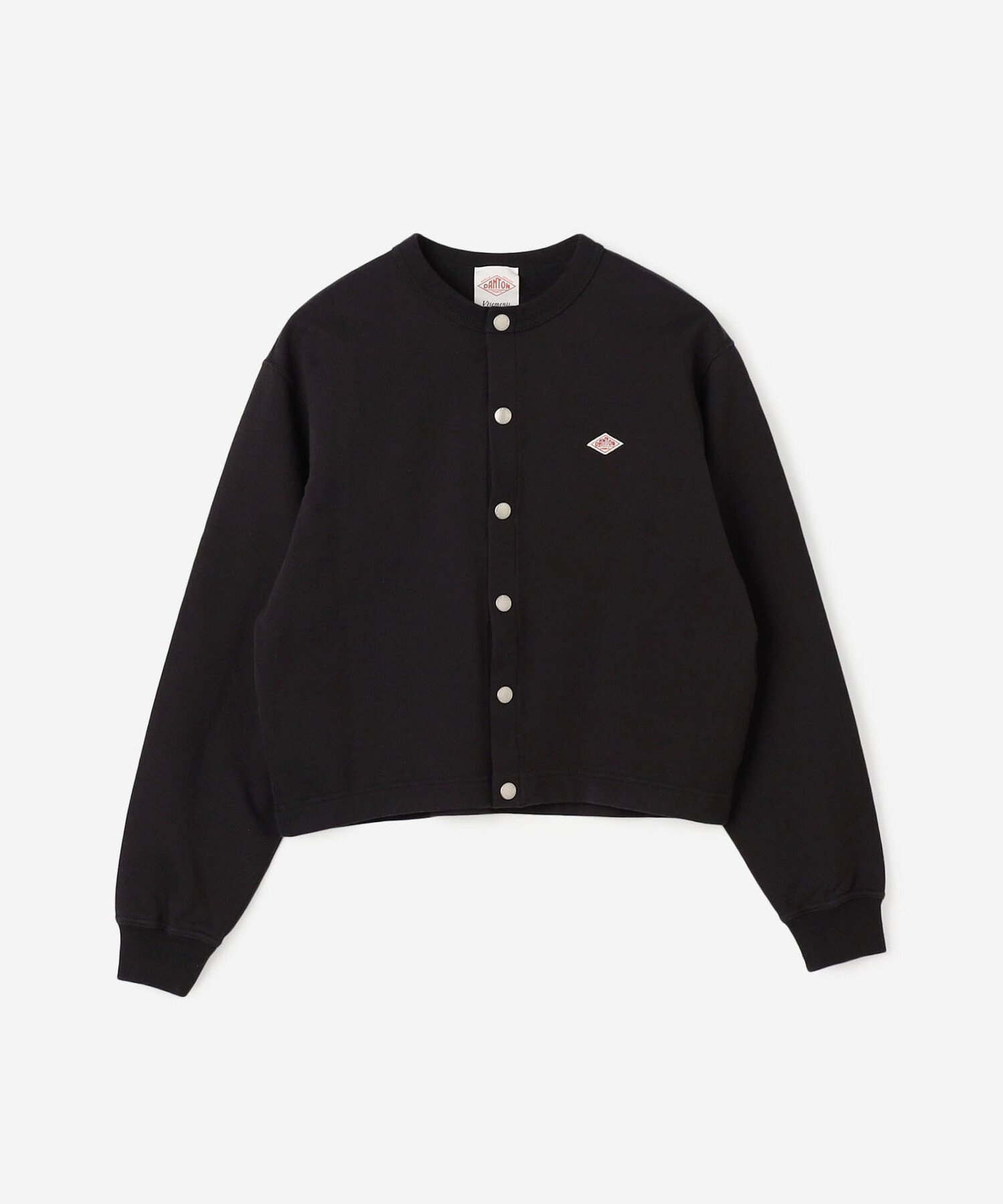 【ビショップ/Bshop】のコットンテリー クルーネックカーディガン WOMEN インテリア・キッズ・メンズ・レディースファッション・服の通販 founy(ファウニー) 　ファッション　Fashion　レディースファッション　Fashion for Women　トップス・カットソー　Cut & Sew Tops　カーディガン・羽織り　Layered Style Cardigans　カーディガン　Cardigan, Knitwear　ショルダー　Shoulder, Shoulder Strap　ショート　Short, Short Length　ドット　Polka Dot, Dot Pattern　ドロップ　Drop Shoulder, Dropped Style　フランス　France, French　ワーク　Workwear, Utility Style　エレガント 上品　Elegant　CHARCOAL|ID: prp329100004983193 ipo3291000000037330729