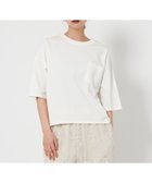 【ビューティ&ユース ユナイテッドアローズ/BEAUTY&YOUTH / UNITED ARROWS】のドルマンスリーブ ポケット Tシャツ 接触冷感 OFF WHITE|ID: prp329100004983197 ipo3291000000037330753