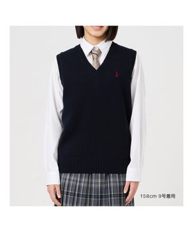 【イーストボーイ/EASTBOY】のベスト 綿 7G ニット 通学 女子 制服 学生服 中学生 高校生 スクール 大人の最旬トレンドファッション＆コーディネート founy(ファウニー) ファッション Fashion レディースファッション Fashion for Women アウター Coat / Outerwear Collection トップス・カットソー Cut & Sew Tops ニット Knit Tops & Sweaters ベスト&ジレ / 重ね着スタイル Vests & Gilets インナー Innerwear タンブラー Tumbler, Travel Mug バランス Balance, Style Balance ベスト Vest, Waistcoat ポケット Pocket, Pocket Detail リボン Ribbon, Bow おすすめ Recommended / Our Picks |ID:prp329100004983203