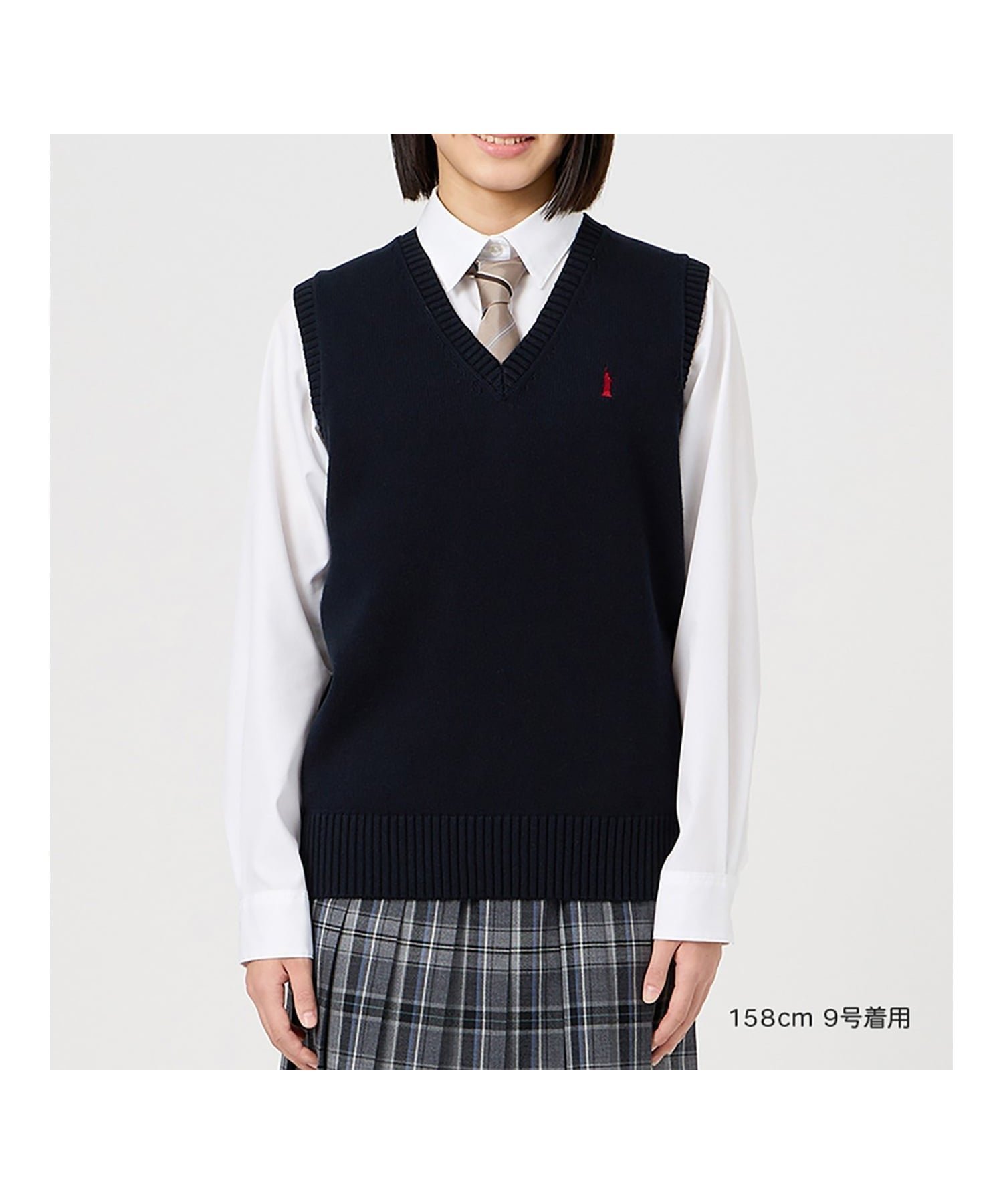 【イーストボーイ/EASTBOY】のベスト 綿 7G ニット 通学 女子 制服 学生服 中学生 高校生 スクール 大人の最旬トレンドファッション＆コーディネート founy(ファウニー) 　ファッション　Fashion　レディースファッション　Fashion for Women　アウター　Coat / Outerwear Collection　トップス・カットソー　Cut & Sew Tops　ニット　Knit Tops & Sweaters　ベスト&ジレ / 重ね着スタイル　Vests & Gilets　インナー　Innerwear　タンブラー　Tumbler, Travel Mug　バランス　Balance, Style Balance　ベスト　Vest, Waistcoat　ポケット　Pocket, Pocket Detail　リボン　Ribbon, Bow　おすすめ　Recommended / Our Picks　 other-1|ID: prp329100004983203 ipo3291000000037330775