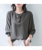 【インディヴィ/INDIVI】の【さらに軽く軽快!/着る日傘】ドルマントップス 大人の最旬トレンドファッション＆コーディネート founy(ファウニー) ファッション Fashion レディースファッション Fashion for Women トップス・カットソー Cut & Sew Tops レイングッズ・傘・晴雨兼用傘 Umbrellas & Rain Gear シンプル Simple, Minimal ジャケット Jacket, Outerwear ジョーゼット Georgette, Semi-Sheer Fabric ストレッチ Stretch, Stretchy Fabric スマート Smart, Elegant セットアップ Set-Up, Coordinated Outfit デニム Denim, Jeans Material ドレープ Drape, Draping Fabric フォルム Silhouette, Form 日傘 Parasol, UV Umbrella リラックス Relax, Relaxed Fit エレガント 上品 Elegant ビジネス 仕事 通勤 Business / Work / Commuting thumbnail チャコールグレー|ID: prp329100004983204 ipo3291000000037330784