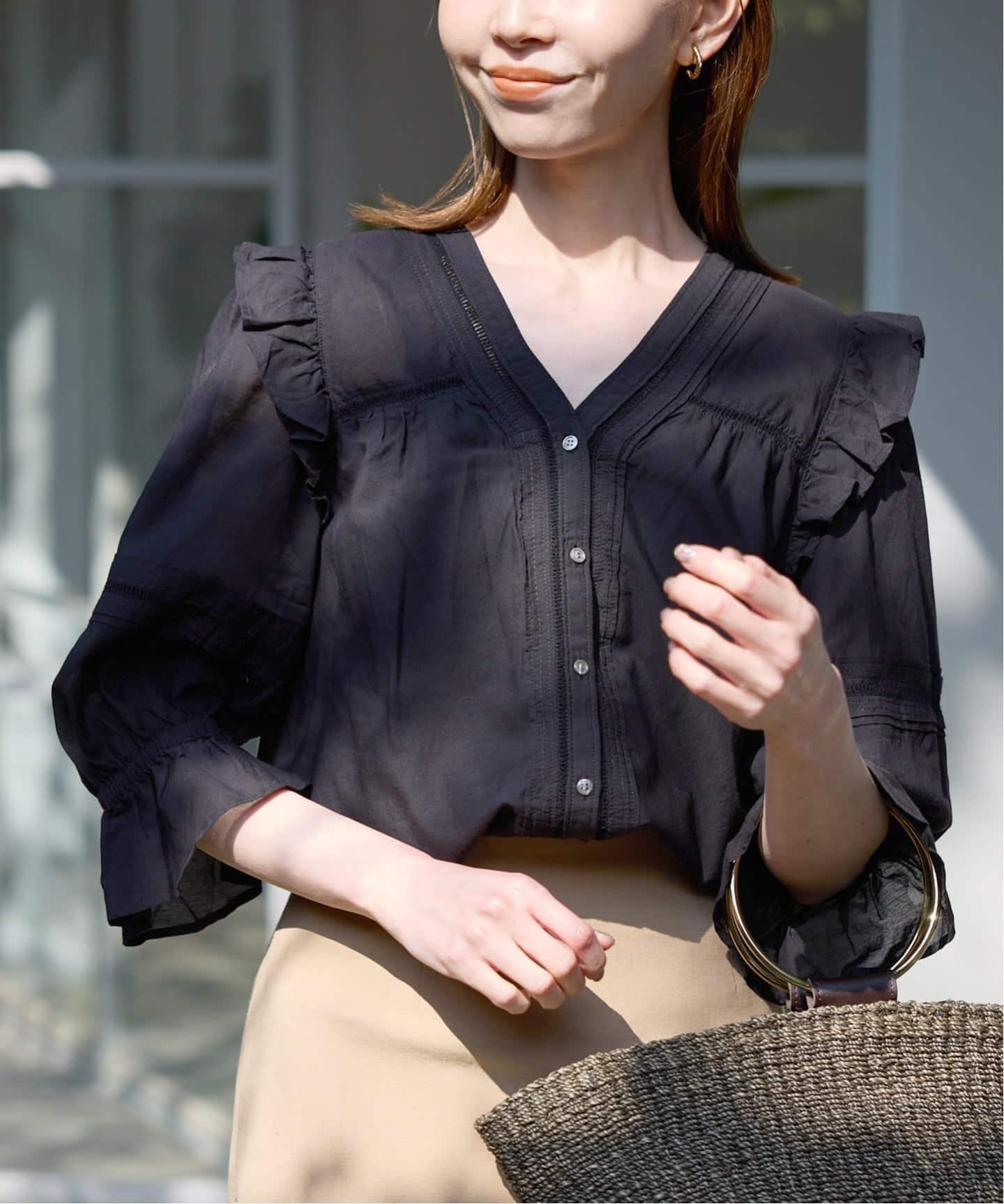 【スローブ イエナ/SLOBE IENA】の《WEB限定/追加 》コットンレーヨンレースブラウス 大人の最旬トレンドファッション＆コーディネート founy(ファウニー) 　ファッション　Fashion　レディースファッション　Fashion for Women　トップス・カットソー　Cut & Sew Tops　シャツ・ブラウス・オフィスカジュアル　Elegant Blouses & Button-Ups　2026年　2026　2026春夏・S/S　Spring/Summer 2026 SS26　人気　Popular, Best Seller　 other-1|ID: prp329100004983205 ipo3291000000037330786