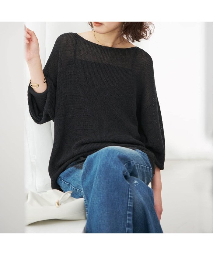 【スローブ イエナ/SLOBE IENA】の《追加》リネン混畦ニット インテリア・キッズ・メンズ・レディースファッション・服の通販 founy(ファウニー) https://founy.com/ ファッション Fashion レディースファッション Fashion for Women トップス・カットソー Cut & Sew Tops ニット Knit Tops & Sweaters 2026年 2026 2026春夏・S/S Spring/Summer 2026 SS26 リネン Linen, Linen Fabric 人気 Popular, Best Seller |ID: prp329100004983214 ipo3291000000037330841