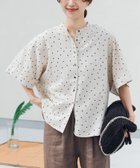 【アーバンリサーチ ドアーズ/URBAN RESEARCH DOORS】のリネンリヨセルドットドルマンシャツ ナチュラル|ID: prp329100004983219 ipo3291000000037330869