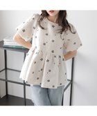 【ラジュール/Lajour】のフラワージャガードペプラムトップス 大人の最旬トレンドファッション＆コーディネート founy(ファウニー) ファッション Fashion レディースファッション Fashion for Women トップス・カットソー Cut & Sew Tops シンプル Simple, Minimal スリーブ Sleeve, Long Sleeve / Short Sleeve バルーン Balloon, Balloon Silhouette フェミニン Feminine, Girly ペプラム Peplum, Flared Hem エレガント 上品 Elegant 切替 Switching, Contrast Panel thumbnail アイボリー|ID: prp329100004983231 ipo3291000000037330932