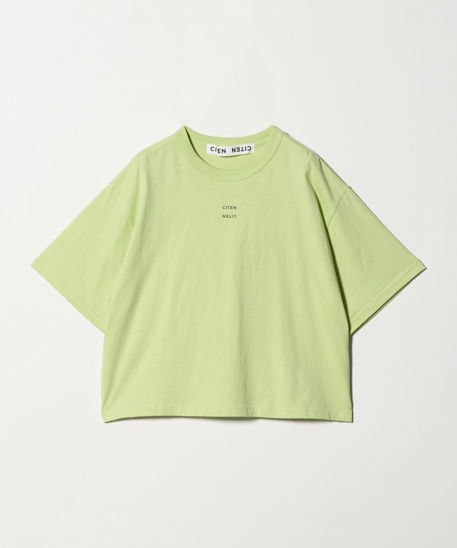 【シテン/CITEN】のCITEN ボクシー フィット Tシャツ インテリア・キッズ・メンズ・レディースファッション・服の通販 founy(ファウニー) 　ファッション　Fashion　レディースファッション　Fashion for Women　トップス・カットソー　Cut & Sew Tops　シャツ・ブラウス・オフィスカジュアル　Elegant Blouses & Button-Ups　ロングTシャツ・Tシャツ　Longline T-Shirts & Tees　インナー　Innerwear　カットソー　Cut and Sewn Top　コンパクト　Compact, Small Size　シンプル　Simple, Minimal　バランス　Balance, Style Balance　ビスチェ　Bustier, Corset Top　フィット　Fit, Slim Fit　ベスト　Vest, Waistcoat　ベーシック　Basic, Essential　ボックス　Boxy, Box Shape　ルーズ　Loose, Oversized　A/W・秋冬　Autumn/Winter　夏　Summer　LIME|ID: prp329100004983233 ipo3291000000037330950
