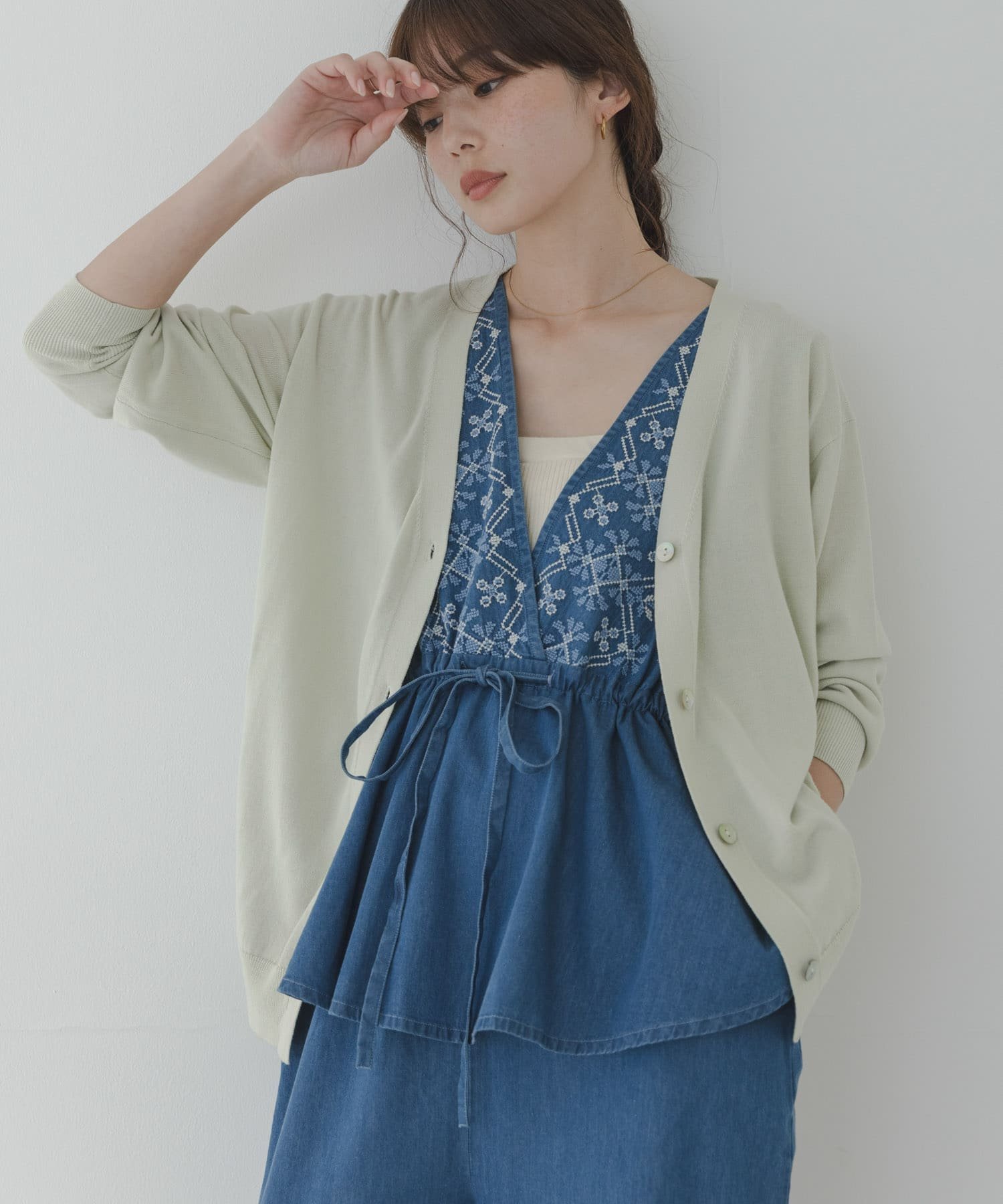 【サニーレーベル/Sonny Label / URBAN RESEARCH】の『WEB限定』クールミストミディカーディガン インテリア・キッズ・メンズ・レディースファッション・服の通販 founy(ファウニー) 　ファッション　Fashion　レディースファッション　Fashion for Women　トップス・カットソー　Cut & Sew Tops　カーディガン・羽織り　Layered Style Cardigans　カーディガン　Cardigan, Knitwear　定番　Standard, Basic Item　S/S・春夏　SS, Spring/Summer, Warm Season　夏　Summer　2026年　2026　2026春夏・S/S　Spring/Summer 2026 SS26　ミント|ID: prp329100004983241 ipo3291000000037330988