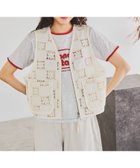 【ニコアンド/niko and】のクラフトレースZIPベスト 大人の最旬トレンドファッション＆コーディネート founy(ファウニー) ファッション Fashion レディースファッション Fashion for Women アウター Coat / Outerwear Collection トップス・カットソー Cut & Sew Tops ベスト&ジレ / 重ね着スタイル Vests & Gilets おすすめ Recommended / Our Picks インナー Innerwear チェック Check, Plaid, Tartan ベスト Vest, Waistcoat ポケット Pocket, Pocket Detail レース Lace, Lace Fabric thumbnail アイボリー|ID: prp329100004983243 ipo3291000000037330997