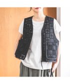 【ニコアンド/niko and】のクラフトレースZIPベスト 大人の最旬トレンドファッション＆コーディネート founy(ファウニー) ファッション Fashion レディースファッション Fashion for Women アウター Coat / Outerwear Collection トップス・カットソー Cut & Sew Tops ベスト&ジレ / 重ね着スタイル Vests & Gilets おすすめ Recommended / Our Picks インナー Innerwear チェック Check, Plaid, Tartan ベスト Vest, Waistcoat ポケット Pocket, Pocket Detail レース Lace, Lace Fabric thumbnail ブラック|ID: prp329100004983243 ipo3291000000037330998
