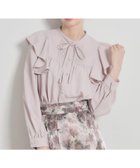 【クチュール ブローチ/Couture Brooch】の【洗える・リボン取り外し可】フリルジョーゼットブラウス 大人の最旬トレンドファッション＆コーディネート founy(ファウニー) ファッション Fashion レディースファッション Fashion for Women トップス・カットソー Cut & Sew Tops シャツ・ブラウス・オフィスカジュアル Elegant Blouses & Button-Ups 2026年 2026 2026春夏・S/S Spring/Summer 2026 SS26 ギャザー Gathered, Ruffled ジョーゼット Georgette, Semi-Sheer Fabric スマート Smart, Elegant フリル Frill, Ruffle リボン Ribbon, Bow 洗える Machine Washable thumbnail ライトピンク|ID: prp329100004983244 ipo3291000000037331002