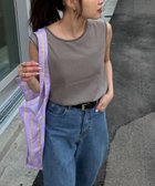 【チャオパニックティピー/CIAOPANIC TYPY】の【販売枚数13万枚突破!!】 抗菌防臭 2WAY配色タンクトップ 大人の最旬トレンドファッション＆コーディネート founy(ファウニー) ファッション Fashion レディースファッション Fashion for Women インナー Innerwear 抗菌 Antibacterial, Bacteria-Resistant サロペット Overalls, Salopette シンプル Simple, Minimal ストライプ Stripe, Striped Pattern スラックス Slacks, Dress Pants タンク Tank Top, Sleeveless Top デニム Denim, Jeans Material トレンド Trend, Trending Now フィット Fit, Slim Fit おすすめ Recommended / Our Picks 夏 Summer thumbnail ベージュ|ID: prp329100004983250 ipo3291000000037331028