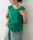 【チャオパニックティピー/CIAOPANIC TYPY】の【販売枚数13万枚突破!!】 抗菌防臭 2WAY配色タンクトップ 大人の最旬トレンドファッション＆コーディネート founy(ファウニー) ファッション Fashion レディースファッション Fashion for Women インナー Innerwear 抗菌 Antibacterial, Bacteria-Resistant サロペット Overalls, Salopette シンプル Simple, Minimal ストライプ Stripe, Striped Pattern スラックス Slacks, Dress Pants タンク Tank Top, Sleeveless Top デニム Denim, Jeans Material トレンド Trend, Trending Now フィット Fit, Slim Fit おすすめ Recommended / Our Picks 夏 Summer thumbnail グリーン|ID: prp329100004983250 ipo3291000000037331031