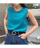【チャオパニックティピー/CIAOPANIC TYPY】の【販売枚数13万枚突破!!】 抗菌防臭 2WAY配色タンクトップ 大人の最旬トレンドファッション＆コーディネート founy(ファウニー) ファッション Fashion レディースファッション Fashion for Women インナー Innerwear 抗菌 Antibacterial, Bacteria-Resistant サロペット Overalls, Salopette シンプル Simple, Minimal ストライプ Stripe, Striped Pattern スラックス Slacks, Dress Pants タンク Tank Top, Sleeveless Top デニム Denim, Jeans Material トレンド Trend, Trending Now フィット Fit, Slim Fit おすすめ Recommended / Our Picks 夏 Summer thumbnail スカイブルー|ID: prp329100004983250 ipo3291000000037331032