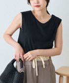 【チャオパニックティピー/CIAOPANIC TYPY】の【販売枚数13万枚突破!!】 抗菌防臭 2WAY配色タンクトップ 大人の最旬トレンドファッション＆コーディネート founy(ファウニー) ファッション Fashion レディースファッション Fashion for Women インナー Innerwear 抗菌 Antibacterial, Bacteria-Resistant サロペット Overalls, Salopette シンプル Simple, Minimal ストライプ Stripe, Striped Pattern スラックス Slacks, Dress Pants タンク Tank Top, Sleeveless Top デニム Denim, Jeans Material トレンド Trend, Trending Now フィット Fit, Slim Fit おすすめ Recommended / Our Picks 夏 Summer thumbnail ブラック|ID: prp329100004983250 ipo3291000000037331043