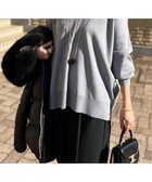 【スタイルドア/STYLEDOOR】のフロント2wayニットVネックプルオーバー グレー|ID: prp329100004983252 ipo3291000000037331048
