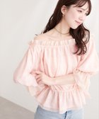 【ナチュラルクチュール/natural couture】のチューリップ柄オフショルペプラムブラウス 大人の最旬トレンドファッション＆コーディネート founy(ファウニー) ファッション Fashion レディースファッション Fashion for Women トップス・カットソー Cut & Sew Tops シャツ・ブラウス・オフィスカジュアル Elegant Blouses & Button-Ups アクセサリー Fashion Accessories 春 Spring シンプル Simple, Minimal チューリップ Tube, Tube Top デニム Denim, Jeans Material バランス Balance, Style Balance フェミニン Feminine, Girly フリル Frill, Ruffle ペプラム Peplum, Flared Hem S/S・春夏 SS, Spring/Summer, Warm Season 再入荷 Restock / Back in Stock 夏 Summer エレガント 上品 Elegant 2026年 2026 2026春夏・S/S Spring/Summer 2026 SS26 thumbnail ピンク|ID: prp329100004983254 ipo3291000000037331062