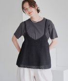 【コーエン/COEN】の【セットアイテム】クロシェVキャミセットT 大人の最旬トレンドファッション＆コーディネート founy(ファウニー) ファッション Fashion レディースファッション Fashion for Women トップス・カットソー Cut & Sew Tops キャミソール&ノースリーブ Camisoles & Sleeveless Tops 秋 Autumn キャミ Camisole, Cami Top キャミソール Camisole, Spaghetti Strap Top クロシェ Crochet, Knitted Lace トレンド Trend, Trending Now おすすめ Recommended / Our Picks thumbnail DK.GRAY|ID: prp329100004983259 ipo3291000000037331090