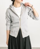 【リヴドロワ/RIVE DROITE】の【WEB限定/キレイめ上品】スポンジダンボールZIPパーカーカットソー 大人の最旬トレンドファッション＆コーディネート founy(ファウニー) ファッション Fashion レディースファッション Fashion for Women トップス・カットソー Cut & Sew Tops レディースパーカー・カジュアルフーディー Casual Hoodies & Sweatshirts カットソー・ベーシックTシャツ Cut-and-Sewn Tops / Stretch Tees & Basics インナー Innerwear ウェーブ Wavy Pattern コンパクト Compact, Small Size 軽量 Lightweight, Ultra Light ジャケット Jacket, Outerwear ストレート Straight, Straight Cut ダウン Down, Puffer 長袖 Long Sleeve, Full Sleeve パーカー Hoodie, Parka ポケット Pocket, Pocket Detail ミドル Middle Length, Mid Height リラックス Relax, Relaxed Fit ワンポイント One Point, Statement Accent 再入荷 Restock / Back in Stock おすすめ Recommended / Our Picks エレガント 上品 Elegant thumbnail グレー|ID: prp329100004983262 ipo3291000000037331110