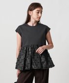 【ユナイテッドアローズ/UNITED ARROWS】のリボン カットジャガード コンビ ブラウス -ウォッシャブル- 大人の最旬トレンドファッション＆コーディネート founy(ファウニー) ファッション Fashion レディースファッション Fashion for Women トップス・カットソー Cut & Sew Tops シャツ・ブラウス・オフィスカジュアル Elegant Blouses & Button-Ups ウォッシャブル Machine Washable カットジャガード Cut Jacquard コンパクト Compact, Small Size コンビ Combo, Combination Style 切替 Switching, Contrast Panel スタイリッシュ Stylish, Fashionable スリーブ Sleeve, Long Sleeve / Short Sleeve タフタ Taffeta, Structured Fabric ダブル Double, Double-Breasted フェイス Face, Facial Design フレンチ French, French Style ベスト Vest, Waistcoat ペプラム Peplum, Flared Hem ボトム Bottoms, Lower Wear ラウンド Round, Round Neck リボン Ribbon, Bow ワイド Wide, Wide Fit アウトレット Outlet / Clearance thumbnail DK.GRAY|ID: prp329100004983263 ipo3291000000037331114