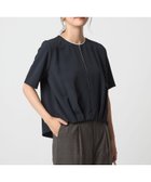 【ユナイテッドアローズ/UNITED ARROWS】のフロント ライン 5分袖 TEEブラウス 大人の最旬トレンドファッション＆コーディネート founy(ファウニー) ファッション Fashion レディースファッション Fashion for Women トップス・カットソー Cut & Sew Tops シャツ・ブラウス・オフィスカジュアル Elegant Blouses & Button-Ups インナー Innerwear 秋 Autumn ジャケット Jacket, Outerwear フロント Front, Front Design アウトレット Outlet / Clearance おすすめ Recommended / Our Picks 夏 Summer ビジネス 仕事 通勤 Business / Work / Commuting thumbnail NAVY|ID: prp329100004983265 ipo3291000000037331122