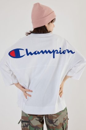 【ロデオクラウンズワイドボウル/RODEO CROWNS WIDE BOWL】のChampion Vネック7分袖トップス 大人の最旬トレンドファッション＆コーディネート founy(ファウニー) ファッション Fashion レディースファッション Fashion for Women トップス・カットソー Cut & Sew Tops Vネックトップス V-Neck Tops / V-Cut Neckline Shirts インナー Innerwear 秋 Autumn カーディガン Cardigan, Knitwear 切替 Switching, Contrast Panel ジャケット Jacket, Outerwear プリント Print, Printed Pattern 別注 Limited Edition, Custom Order おすすめ Recommended / Our Picks |ID:prp329100004983268