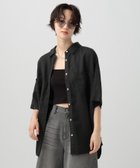 【ベイフロー/BAYFLOW】の簡単ブラウジング仕様 2WAYスタンダート半袖シャツ 大人の最旬トレンドファッション＆コーディネート founy(ファウニー) ファッション Fashion レディースファッション Fashion for Women トップス・カットソー Cut & Sew Tops シャツ・ブラウス・オフィスカジュアル Elegant Blouses & Button-Ups おすすめ Recommended / Our Picks フロント Front, Front Design ブラウジング Blouson Silhouette, Cinched Waist ポケット Pocket, Pocket Detail 人気 Popular, Best Seller 半袖 Short Sleeve, Half Sleeve 羽織 Haori, Light Jacket 長袖 Long Sleeve, Full Sleeve thumbnail チャコール18|ID: prp329100004983269 ipo3291000000037331139