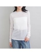【ミラオーウェン/Mila Owen】のウールテンセルシアーロングTシャツ 大人の最旬トレンドファッション＆コーディネート founy(ファウニー) ファッション Fashion レディースファッション Fashion for Women トップス・カットソー Cut & Sew Tops シャツ・ブラウス・オフィスカジュアル Elegant Blouses & Button-Ups ロングTシャツ・Tシャツ Longline T-Shirts & Tees インナー Innerwear キャミ Camisole, Cami Top キャミソール Camisole, Spaghetti Strap Top シアー Sheer, See-Through シンプル Simple, Minimal スマート Smart, Elegant スリーブ Sleeve, Long Sleeve / Short Sleeve とろみ Fluid, Flowy Fabric タンク Tank Top, Sleeveless Top チューブ Tube, Tube Top ロング Long, Long-Length おすすめ Recommended / Our Picks thumbnail WHT[001]|ID: prp329100004983273 ipo3291000000037331160