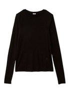 【ミラオーウェン/Mila Owen】のウールテンセルシアーロングTシャツ 大人の最旬トレンドファッション＆コーディネート founy(ファウニー) ファッション Fashion レディースファッション Fashion for Women トップス・カットソー Cut & Sew Tops シャツ・ブラウス・オフィスカジュアル Elegant Blouses & Button-Ups ロングTシャツ・Tシャツ Longline T-Shirts & Tees インナー Innerwear キャミ Camisole, Cami Top キャミソール Camisole, Spaghetti Strap Top シアー Sheer, See-Through シンプル Simple, Minimal スマート Smart, Elegant スリーブ Sleeve, Long Sleeve / Short Sleeve とろみ Fluid, Flowy Fabric タンク Tank Top, Sleeveless Top チューブ Tube, Tube Top ロング Long, Long-Length おすすめ Recommended / Our Picks thumbnail BLK[009]|ID: prp329100004983273 ipo3291000000037331161