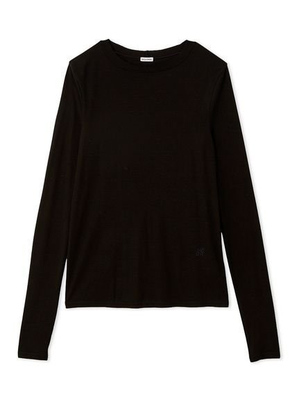 【ミラオーウェン/Mila Owen】のウールテンセルシアーロングTシャツ インテリア・キッズ・メンズ・レディースファッション・服の通販 founy(ファウニー) 　ファッション　Fashion　レディースファッション　Fashion for Women　トップス・カットソー　Cut & Sew Tops　シャツ・ブラウス・オフィスカジュアル　Elegant Blouses & Button-Ups　ロングTシャツ・Tシャツ　Longline T-Shirts & Tees　インナー　Innerwear　キャミ　Camisole, Cami Top　キャミソール　Camisole, Spaghetti Strap Top　シアー　Sheer, See-Through　シンプル　Simple, Minimal　スマート　Smart, Elegant　スリーブ　Sleeve, Long Sleeve / Short Sleeve　とろみ　Fluid, Flowy Fabric　タンク　Tank Top, Sleeveless Top　チューブ　Tube, Tube Top　ロング　Long, Long-Length　おすすめ　Recommended / Our Picks　BLK[009]|ID: prp329100004983273 ipo3291000000037331161