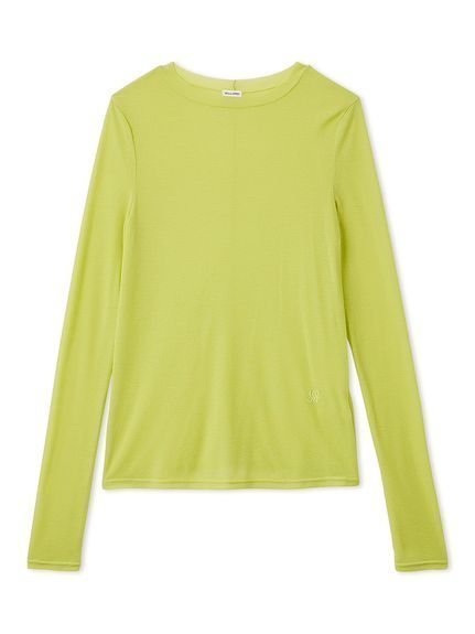 【ミラオーウェン/Mila Owen】のウールテンセルシアーロングTシャツ インテリア・キッズ・メンズ・レディースファッション・服の通販 founy(ファウニー) 　ファッション　Fashion　レディースファッション　Fashion for Women　トップス・カットソー　Cut & Sew Tops　シャツ・ブラウス・オフィスカジュアル　Elegant Blouses & Button-Ups　ロングTシャツ・Tシャツ　Longline T-Shirts & Tees　インナー　Innerwear　キャミ　Camisole, Cami Top　キャミソール　Camisole, Spaghetti Strap Top　シアー　Sheer, See-Through　シンプル　Simple, Minimal　スマート　Smart, Elegant　スリーブ　Sleeve, Long Sleeve / Short Sleeve　とろみ　Fluid, Flowy Fabric　タンク　Tank Top, Sleeveless Top　チューブ　Tube, Tube Top　ロング　Long, Long-Length　おすすめ　Recommended / Our Picks　LIME[022]|ID: prp329100004983273 ipo3291000000037331162