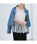 【ラコレ/LAKOLE】のアソート裾レイヤードノースリーブ 大人の最旬トレンドファッション＆コーディネート founy(ファウニー) ファッション Fashion レディースファッション Fashion for Women トップス・カットソー Cut & Sew Tops キャミソール&ノースリーブ Camisoles & Sleeveless Tops おすすめ Recommended / Our Picks インナー Innerwear カットソー Cut and Sewn Top シンプル Simple, Minimal スウェット / スエット Sweatshirt, Sweatwear ノースリーブ Sleeveless, No-Sleeve レース Lace, Lace Fabric 人気 Popular, Best Seller 切替 Switching, Contrast Panel thumbnail オフ×レース|ID: prp329100004983282 ipo3291000000037331203