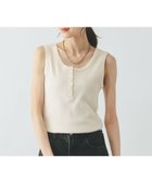 【グローバルワーク/GLOBAL WORK】のBeautee2WAYヘンリー/636773 大人の最旬トレンドファッション＆コーディネート founy(ファウニー) ファッション Fashion レディースファッション Fashion for Women おすすめ Recommended / Our Picks インナー Innerwear タンク Tank Top, Sleeveless Top テレコ Ribbed, Rib Stitch トレンド Trend, Trending Now ベーシック Basic, Essential 抗菌 Antibacterial, Bacteria-Resistant thumbnail アイボリー08|ID: prp329100004983283 ipo3291000000037331211