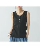 【グローバルワーク/GLOBAL WORK】のBeautee2WAYヘンリー/636773 大人の最旬トレンドファッション＆コーディネート founy(ファウニー) ファッション Fashion レディースファッション Fashion for Women おすすめ Recommended / Our Picks インナー Innerwear タンク Tank Top, Sleeveless Top テレコ Ribbed, Rib Stitch トレンド Trend, Trending Now ベーシック Basic, Essential 抗菌 Antibacterial, Bacteria-Resistant thumbnail ブラック09|ID: prp329100004983283 ipo3291000000037331212
