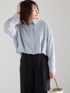 【テチチ/Te chichi】のバルーンヘムシャツ 大人の最旬トレンドファッション＆コーディネート founy(ファウニー) ファッション Fashion レディースファッション Fashion for Women トップス・カットソー Cut & Sew Tops シャツ・ブラウス・オフィスカジュアル Elegant Blouses & Button-Ups おすすめ Recommended / Our Picks ギャザー Gathered, Ruffled コンパクト Compact, Small Size ショルダー Shoulder, Shoulder Strap シンプル Simple, Minimal ドロップ Drop Shoulder, Dropped Style バランス Balance, Style Balance リラックス Relax, Relaxed Fit ワイド Wide, Wide Fit thumbnail ネイビー|ID: prp329100004983285 ipo3291000000037331232