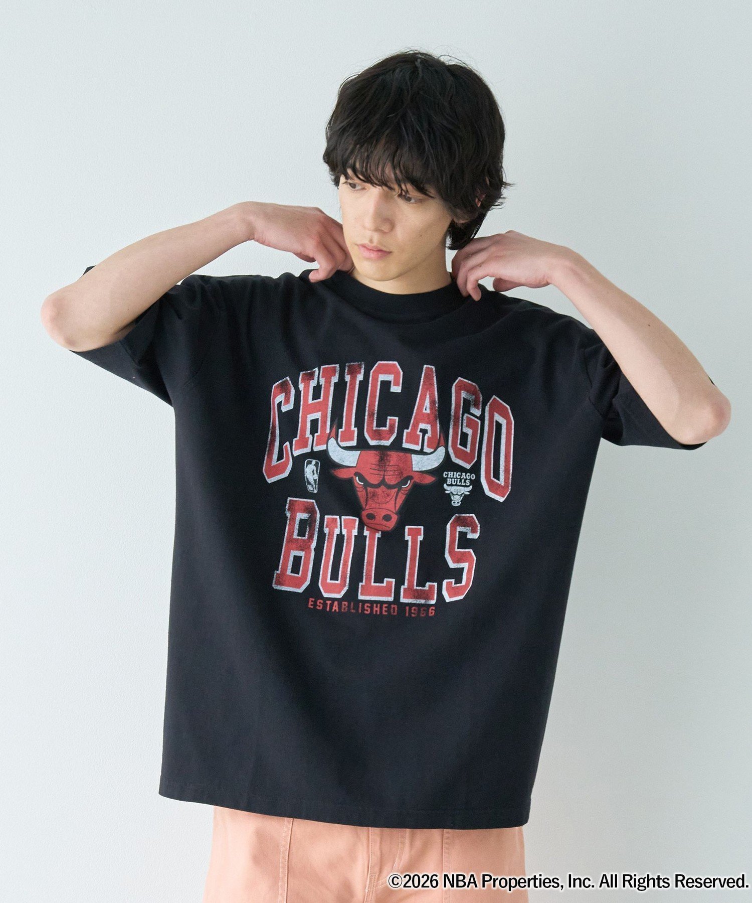 【コーエン/COEN】のNBA別注ヴィンテージライクプリントTシャツ インテリア・キッズ・メンズ・レディースファッション・服の通販 founy(ファウニー) 　ファッション　Fashion　レディースファッション　Fashion for Women　トップス・カットソー　Cut & Sew Tops　シャツ・ブラウス・オフィスカジュアル　Elegant Blouses & Button-Ups　ロングTシャツ・Tシャツ　Longline T-Shirts & Tees　ウォッシュ　Washed Finish　ヴィンテージ　Vintage Style　春　Spring　グラフィック　Graphic, Graphic Design　シンプル　Simple, Minimal　デニム　Denim, Jeans Material　別注　Limited Edition, Custom Order　S/S・春夏　SS, Spring/Summer, Warm Season　おすすめ　Recommended / Our Picks　夏　Summer　2026年　2026　2026春夏・S/S　Spring/Summer 2026 SS26　BLACK|ID: prp329100004983288 ipo3291000000037331254