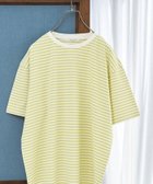 【フリークスストア/FREAK'S STORE】の限定展開 ビッグシルエット 半袖 ボーダー Tシャツ 大人の最旬トレンドファッション＆コーディネート founy(ファウニー) ファッション Fashion レディースファッション Fashion for Women トップス・カットソー Cut & Sew Tops シャツ・ブラウス・オフィスカジュアル Elegant Blouses & Button-Ups ロングTシャツ・Tシャツ Longline T-Shirts & Tees 2026年 2026 2026春夏・S/S Spring/Summer 2026 SS26 シンプル Simple, Minimal バランス Balance, Style Balance ビッグ Big, Oversized ベーシック Basic, Essential ボーダー Border, Stripe 人気 Popular, Best Seller 半袖 Short Sleeve, Half Sleeve 吸水 Absorbent, Quick-Dry 夏 Summer S/S・春夏 SS, Spring/Summer, Warm Season thumbnail イエロー|ID: prp329100004983291 ipo3291000000037331272