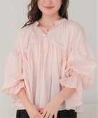 【ティティベイト/titivate】のキャンディースリーブギャザーブラウス シャツ 長袖 ボリュームスリーブ チュニック 大人の最旬トレンドファッション＆コーディネート founy(ファウニー) ファッション Fashion レディースファッション Fashion for Women トップス・カットソー Cut & Sew Tops シャツ・ブラウス・オフィスカジュアル Elegant Blouses & Button-Ups ボリューム袖・フリルスリーブブラウス Voluminous & Ruffle Sleeves / Puffy Sleeve Tops アクセサリー Fashion Accessories ギャザー Gathered, Ruffled スキッパー Skipper, Open Collar スリーブ Sleeve, Long Sleeve / Short Sleeve チュニック Tunic, Long Top ネップ Nepp, Slub Yarn 長袖 Long Sleeve, Full Sleeve thumbnail LPK|ID: prp329100004983296 ipo3291000000037331303