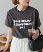 【ディスコート/Discoat】の【WEB限定/新色追加!】アソート箔プリントTシャツ 大人の最旬トレンドファッション＆コーディネート founy(ファウニー) ファッション Fashion レディースファッション Fashion for Women トップス・カットソー Cut & Sew Tops シャツ・ブラウス・オフィスカジュアル Elegant Blouses & Button-Ups ロングTシャツ・Tシャツ Longline T-Shirts & Tees インナー Innerwear キャミワンピース Cami Dress, Slip Dress コンパクト Compact, Small Size シンプル Simple, Minimal トレンド Trend, Trending Now バランス Balance, Style Balance ビスチェ Bustier, Corset Top プリント Print, Printed Pattern ボトム Bottoms, Lower Wear thumbnail チャコールグレー|ID: prp329100004983304 ipo3291000000037331352