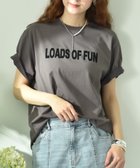 【インタープラネット/INTERPLANET】の【UV・接触冷感】アソートプリントオーバーサイズTシャツ 大人の最旬トレンドファッション＆コーディネート founy(ファウニー) ファッション Fashion レディースファッション Fashion for Women トップス・カットソー Cut & Sew Tops シャツ・ブラウス・オフィスカジュアル Elegant Blouses & Button-Ups ロングTシャツ・Tシャツ Longline T-Shirts & Tees シンプル Simple, Minimal フロント Front, Front Design ベーシック Basic, Essential ボトム Bottoms, Lower Wear 夏 Summer 旅行 Travel thumbnail その他 チャコールグレー|ID: prp329100004983306 ipo3291000000037331364
