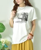 【インタープラネット/INTERPLANET】の【UV・接触冷感】アソートプリントオーバーサイズTシャツ 大人の最旬トレンドファッション＆コーディネート founy(ファウニー) ファッション Fashion レディースファッション Fashion for Women トップス・カットソー Cut & Sew Tops シャツ・ブラウス・オフィスカジュアル Elegant Blouses & Button-Ups ロングTシャツ・Tシャツ Longline T-Shirts & Tees シンプル Simple, Minimal フロント Front, Front Design ベーシック Basic, Essential ボトム Bottoms, Lower Wear 夏 Summer 旅行 Travel thumbnail 幾何学 オフホワイト|ID: prp329100004983306 ipo3291000000037331365