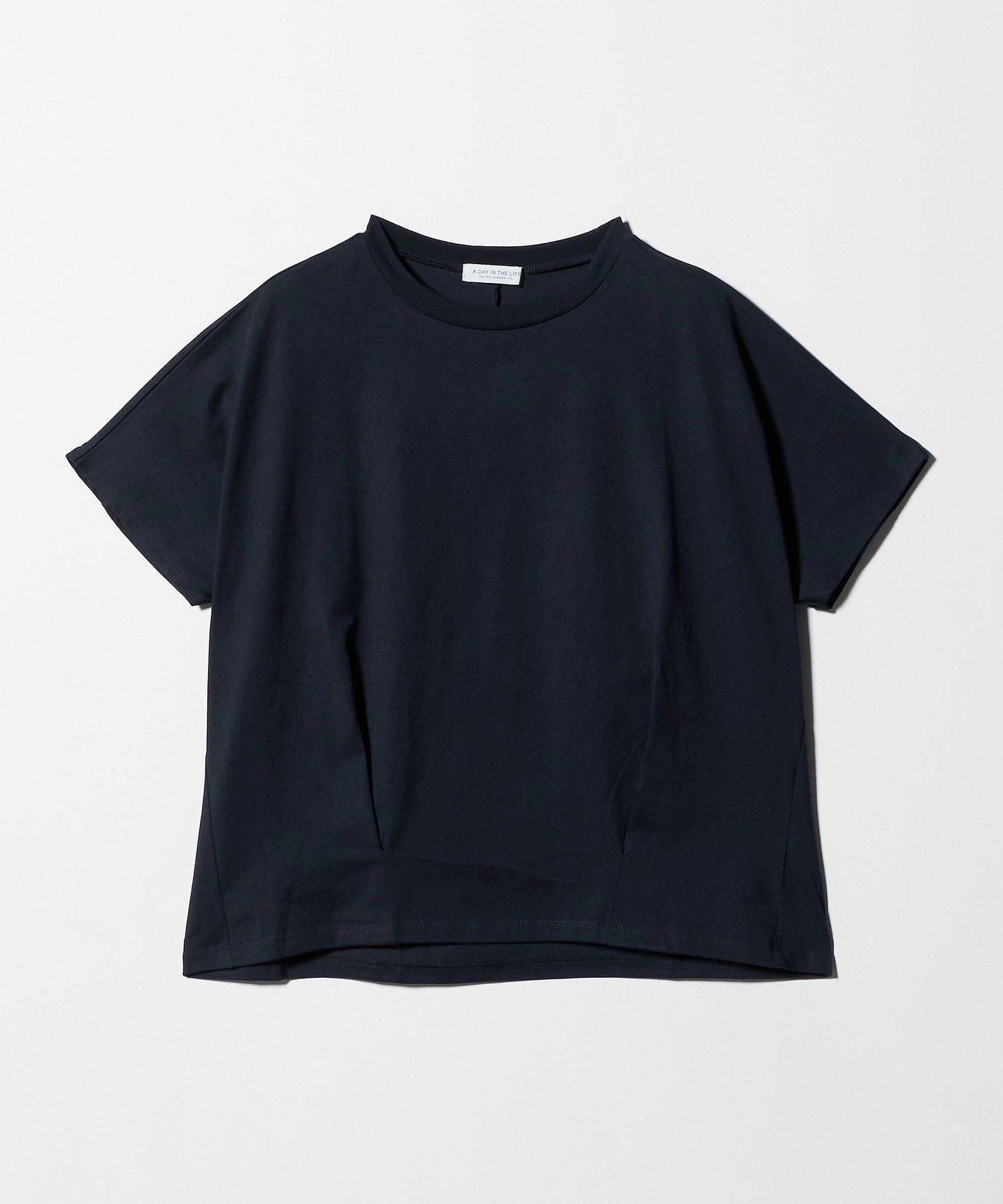 【ユナイテッドアローズ/UNITED ARROWS】のサイロ ドルマンスリーブTシャツ A DAY IN THE LIFE インテリア・キッズ・メンズ・レディースファッション・服の通販 founy(ファウニー) 　ファッション　Fashion　レディースファッション　Fashion for Women　トップス・カットソー　Cut & Sew Tops　シャツ・ブラウス・オフィスカジュアル　Elegant Blouses & Button-Ups　ロングTシャツ・Tシャツ　Longline T-Shirts & Tees　カットソー　Cut and Sewn Top　コンパクト　Compact, Small Size　サンダル　Sandals, Summer Shoes　シンプル　Simple, Minimal　フェミニン　Feminine, Girly　プリーツ　Pleats, Pleated　アウトレット　Outlet / Clearance　夏　Summer　NAVY|ID: prp329100004983309 ipo3291000000037331398