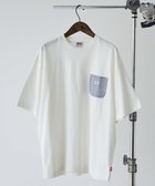 【コーエン/COEN】のSMITH S(スミス)別注ポケット切替えTシャツ 大人の最旬トレンドファッション＆コーディネート founy(ファウニー) ファッション Fashion レディースファッション Fashion for Women トップス・カットソー Cut & Sew Tops シャツ・ブラウス・オフィスカジュアル Elegant Blouses & Button-Ups ロングTシャツ・Tシャツ Longline T-Shirts & Tees アメリカン American Style 春 Spring 切替 Switching, Contrast Panel シンプル Simple, Minimal スウェット / スエット Sweatshirt, Sweatwear 定番 Standard, Basic Item ニューヨーク New York, NYC Style 人気 Popular, Best Seller プリント Print, Printed Pattern ベーシック Basic, Essential ポケット Pocket, Pocket Detail 別注 Limited Edition, Custom Order ワーク Workwear, Utility Style 2026年 2026 2026春夏・S/S Spring/Summer 2026 SS26 thumbnail WHITE|ID: prp329100004983312 ipo3291000000037331419
