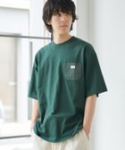 【コーエン/COEN】のSMITH S(スミス)別注ポケット切替えTシャツ 大人の最旬トレンドファッション＆コーディネート founy(ファウニー) ファッション Fashion レディースファッション Fashion for Women トップス・カットソー Cut & Sew Tops シャツ・ブラウス・オフィスカジュアル Elegant Blouses & Button-Ups ロングTシャツ・Tシャツ Longline T-Shirts & Tees アメリカン American Style 春 Spring 切替 Switching, Contrast Panel シンプル Simple, Minimal スウェット / スエット Sweatshirt, Sweatwear 定番 Standard, Basic Item ニューヨーク New York, NYC Style 人気 Popular, Best Seller プリント Print, Printed Pattern ベーシック Basic, Essential ポケット Pocket, Pocket Detail 別注 Limited Edition, Custom Order ワーク Workwear, Utility Style 2026年 2026 2026春夏・S/S Spring/Summer 2026 SS26 thumbnail DK.GREEN|ID: prp329100004983312 ipo3291000000037331423