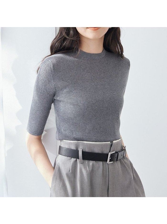 【ミラオーウェン/Mila Owen】のUVケア半袖シアーリブニット インテリア・キッズ・メンズ・レディースファッション・服の通販 founy(ファウニー) https://founy.com/ ファッション Fashion レディースファッション Fashion for Women トップス・カットソー Cut & Sew Tops ニット Knit Tops & Sweaters インナー Innerwear シアー Sheer, See-Through シンプル Simple, Minimal ジャケット Jacket, Outerwear スマート Smart, Elegant 半袖 Short Sleeve, Half Sleeve リブニット Rib Knit, Ribbed Knit |ID: prp329100004983319 ipo3291000000037331465