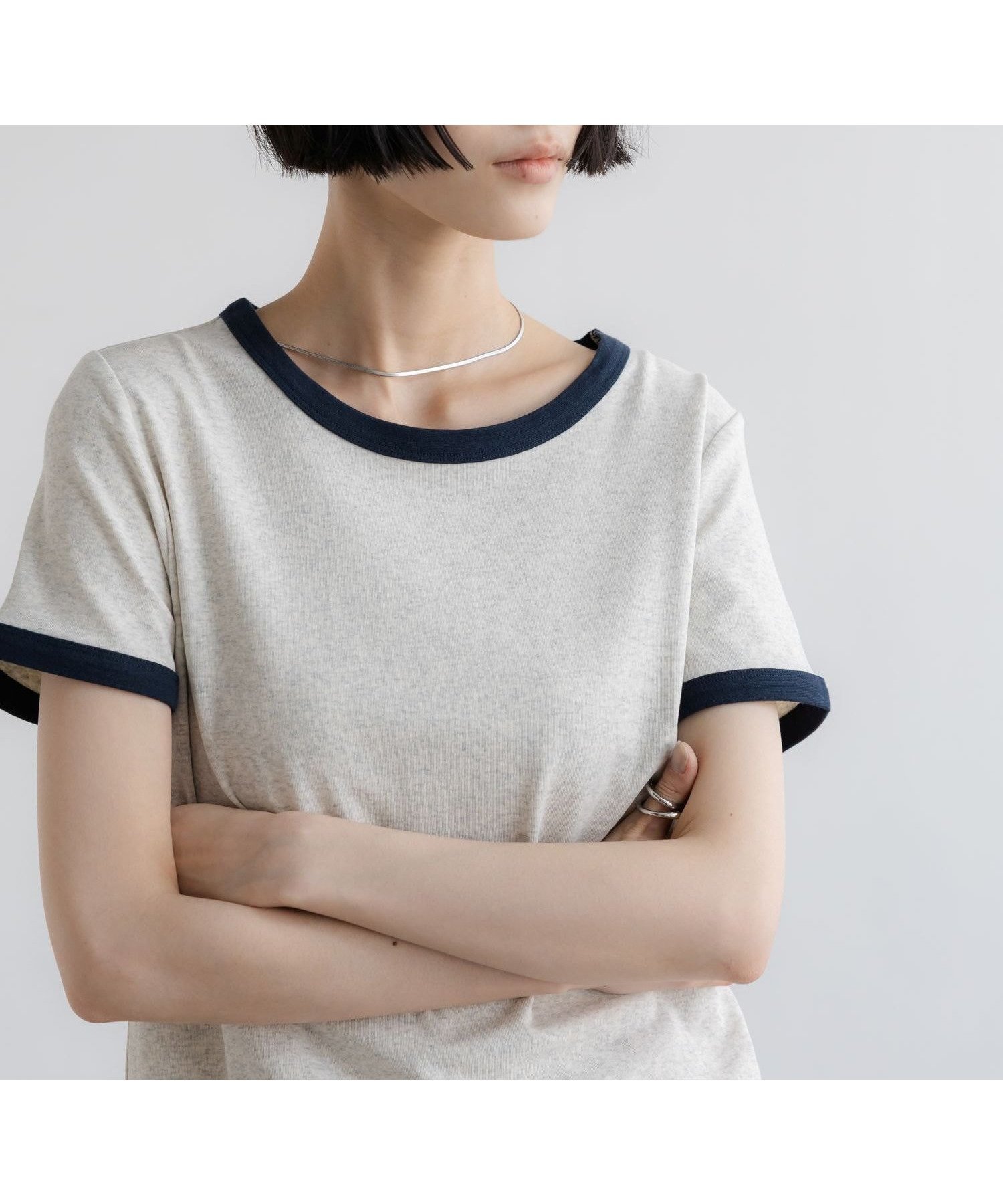 【ローリーズファーム/LOWRYS FARM】のリンガーTEE インテリア・キッズ・メンズ・レディースファッション・服の通販 founy(ファウニー) 　ファッション　Fashion　レディースファッション　Fashion for Women　インナー　Innerwear　キャミ　Camisole, Cami Top　サロペット　Overalls, Salopette　ジャケット　Jacket, Outerwear　スポーティ　Sporty, Casual Athletic　バランス　Balance, Style Balance　フィット　Fit, Slim Fit　ベーシック　Basic, Essential　ボトム　Bottoms, Lower Wear　ライトグレー12|ID: prp329100004983325 ipo3291000000037331499
