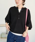 【フリークスストア/FREAK'S STORE】の限定展開 ヘンリーボタン半袖ニットTEE ブラック|ID: prp329100004983327 ipo3291000000037331511