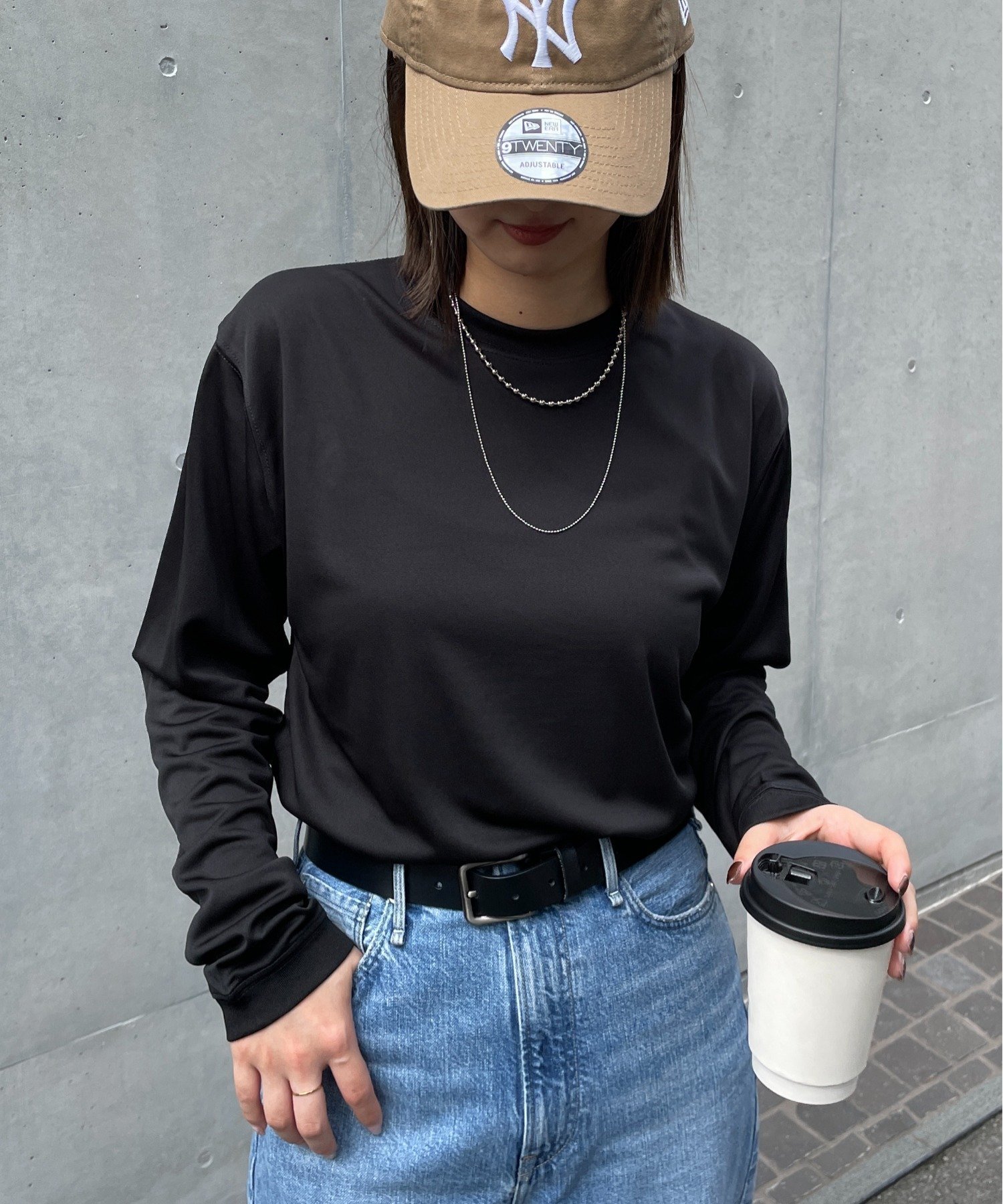 【セットアップセブン/SETUP7】のUnited Athle/ドライ シルキータッチ ロングスリーブ Tシャツ UVカット ロンT 5089 インテリア・キッズ・メンズ・レディースファッション・服の通販 founy(ファウニー) 　ファッション　Fashion　レディースファッション　Fashion for Women　トップス・カットソー　Cut & Sew Tops　シャツ・ブラウス・オフィスカジュアル　Elegant Blouses & Button-Ups　ロングTシャツ・Tシャツ　Longline T-Shirts & Tees　インナー　Innerwear　厚底　Platform Shoes　カーゴパンツ　Cargo Pants, Utility Pants　キャップ　Cap, Baseball Cap　吸水　Absorbent, Quick-Dry　シンプル　Simple, Minimal　ジャケット　Jacket, Outerwear　スウェット / スエット　Sweatshirt, Sweatwear　スニーカー　Sneakers, Trainers　スポーツ　Sports, Activewear　スリーブ　Sleeve, Long Sleeve / Short Sleeve　セットアップ　Set-Up, Coordinated Outfit　デニム　Denim, Jeans Material　トレンド　Trend, Trending Now　長袖　Long Sleeve, Full Sleeve　ポロシャツ　Polo Shirt, Collared Tee　無地　Plain, Solid Color　ロング　Long, Long-Length　再入荷　Restock / Back in Stock　スマホショルダーバッグ　Smartphone Shoulder Bag　BLK|ID: prp329100004983336 ipo3291000000037331584