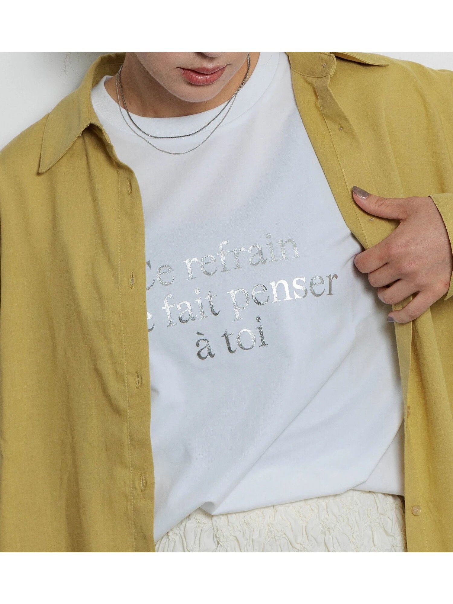 【テチチ/Te chichi】のレタードプリントTシャツ インテリア・キッズ・メンズ・レディースファッション・服の通販 founy(ファウニー) 　ファッション　Fashion　レディースファッション　Fashion for Women　トップス・カットソー　Cut & Sew Tops　シャツ・ブラウス・オフィスカジュアル　Elegant Blouses & Button-Ups　ロングTシャツ・Tシャツ　Longline T-Shirts & Tees　おすすめ　Recommended / Our Picks　シンプル　Simple, Minimal　バランス　Balance, Style Balance　ベーシック　Basic, Essential　定番　Standard, Basic Item　オフホワイト|ID: prp329100004983341 ipo3291000000037331613