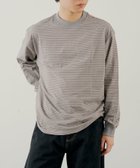 【パルグループ/PAL GROUP】の【Kastane】【ユニセックス】BM マルチボーダーロンT 大人の最旬トレンドファッション＆コーディネート founy(ファウニー) ファッション Fashion レディースファッション Fashion for Women トップス・カットソー Cut & Sew Tops ロングTシャツ・Tシャツ Longline T-Shirts & Tees インナー Innerwear シンプル Simple, Minimal スリーブ Sleeve, Long Sleeve / Short Sleeve ボーダー Border, Stripe ロング Long, Long-Length thumbnail グレー|ID: prp329100004983350 ipo3291000000037331653