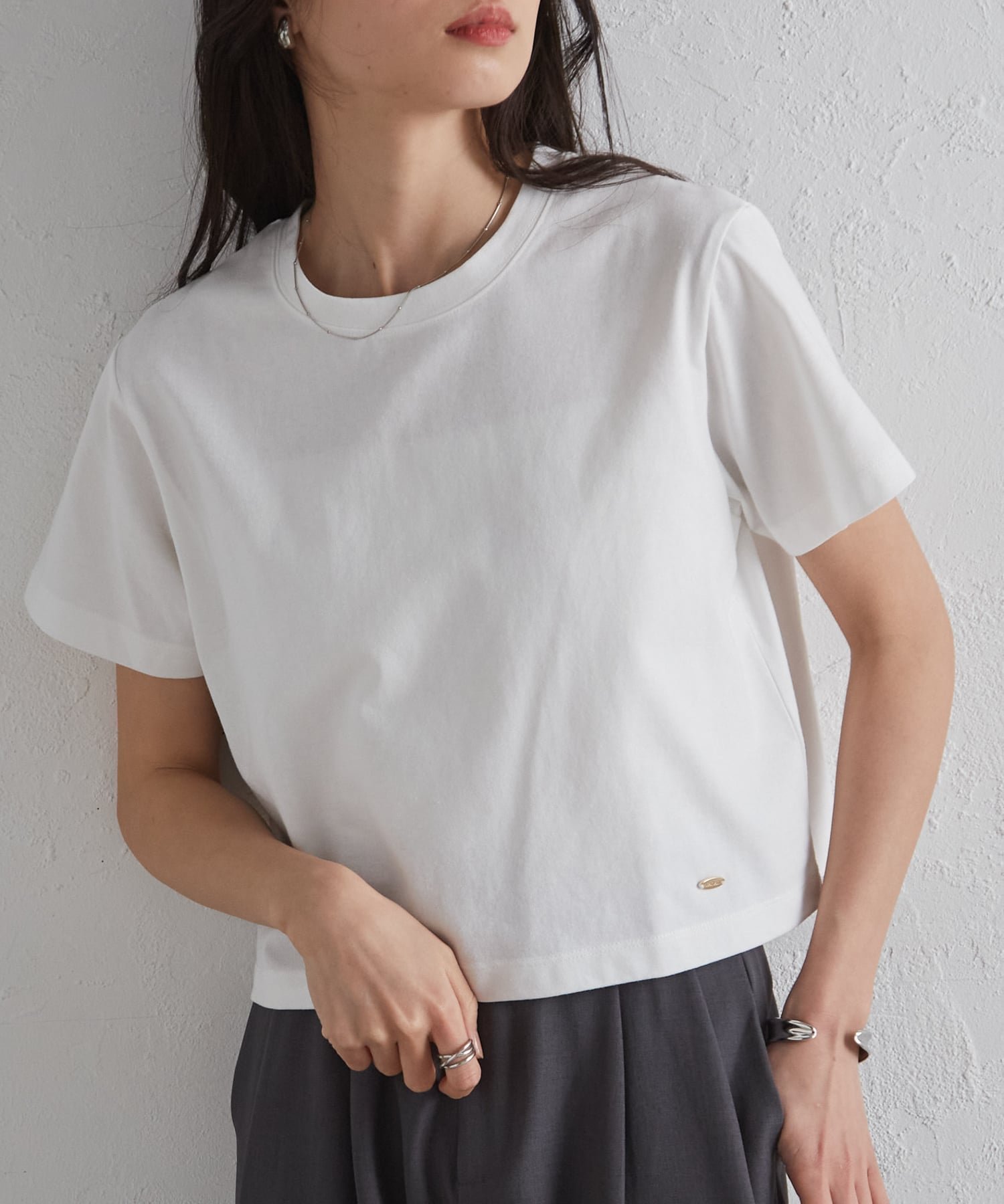 【ラナン/Ranan】のRanan/【遮熱・防シワ・接触冷感・UV対策】多機能Tシャツ インテリア・キッズ・メンズ・レディースファッション・服の通販 founy(ファウニー) 　ファッション　Fashion　レディースファッション　Fashion for Women　トップス・カットソー　Cut & Sew Tops　シャツ・ブラウス・オフィスカジュアル　Elegant Blouses & Button-Ups　ロングTシャツ・Tシャツ　Longline T-Shirts & Tees　吸水　Absorbent, Quick-Dry　シャーリング　Shirring, Ruched　シンプル　Simple, Minimal　プリント　Print, Printed Pattern　プレート　Plate, Dish　ベーシック　Basic, Essential　ポケット　Pocket, Pocket Detail　おすすめ　Recommended / Our Picks　夏　Summer　WH|ID: prp329100004983353 ipo3291000000037331666